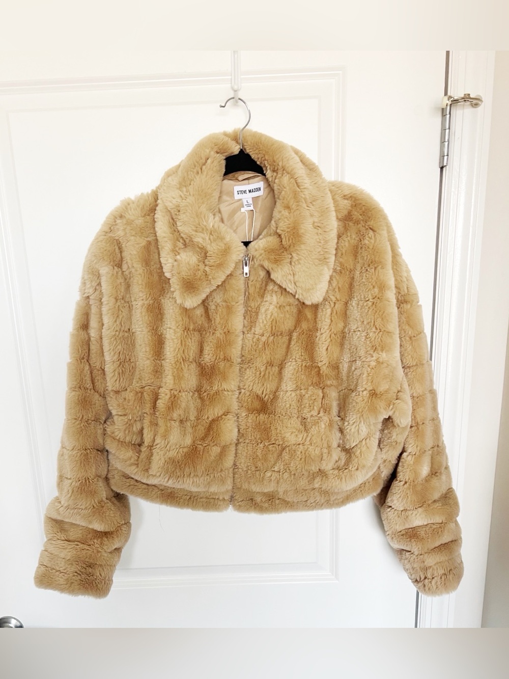 NWT Steve Madden Faux Fur Jacket Large